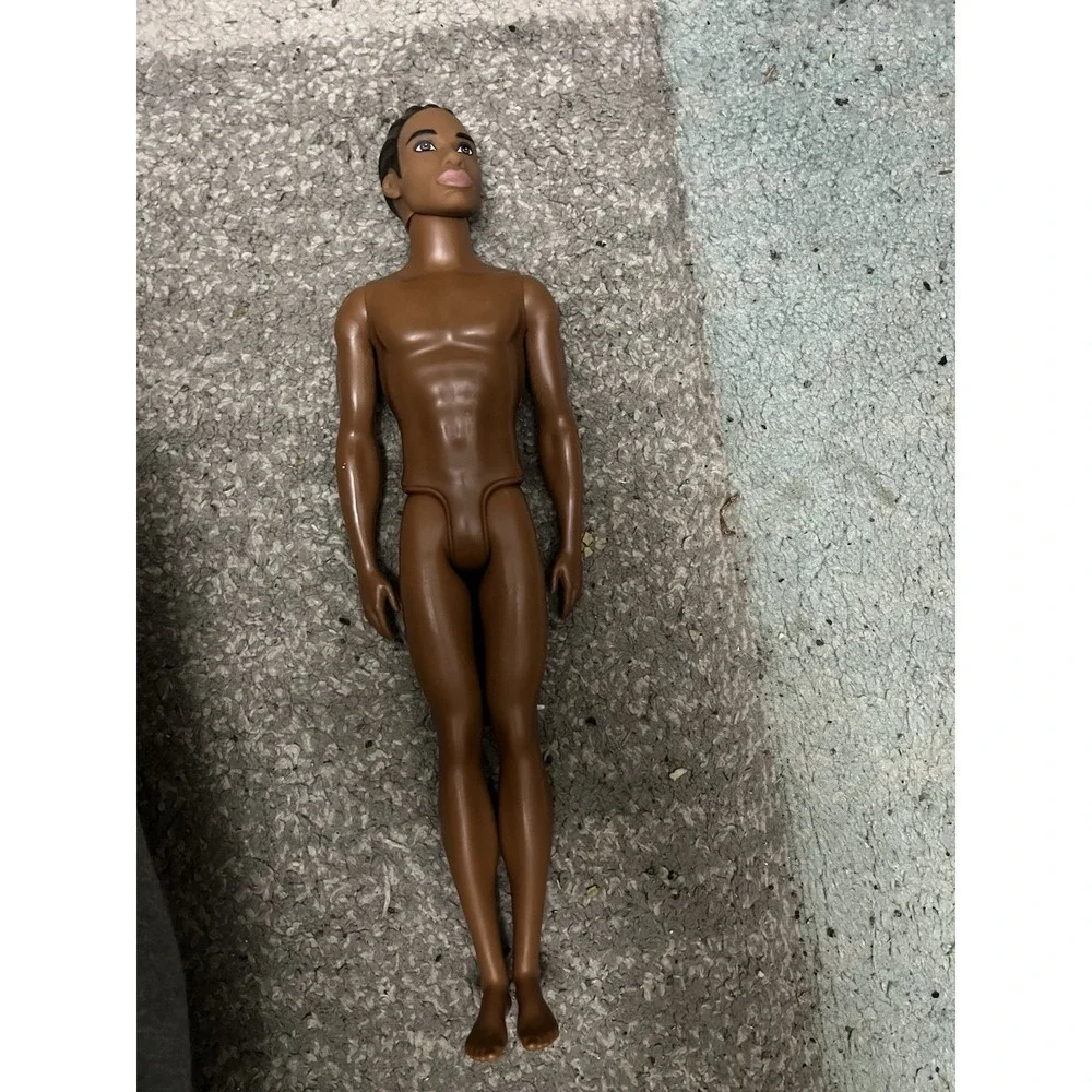 Barbie Ken Beach Doll African American Nude Mattel